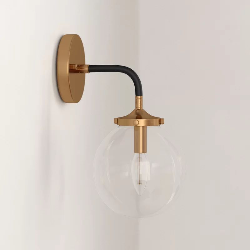 Shontelle 1 - Light Dimmable Armed Sconce | Wayfair North America