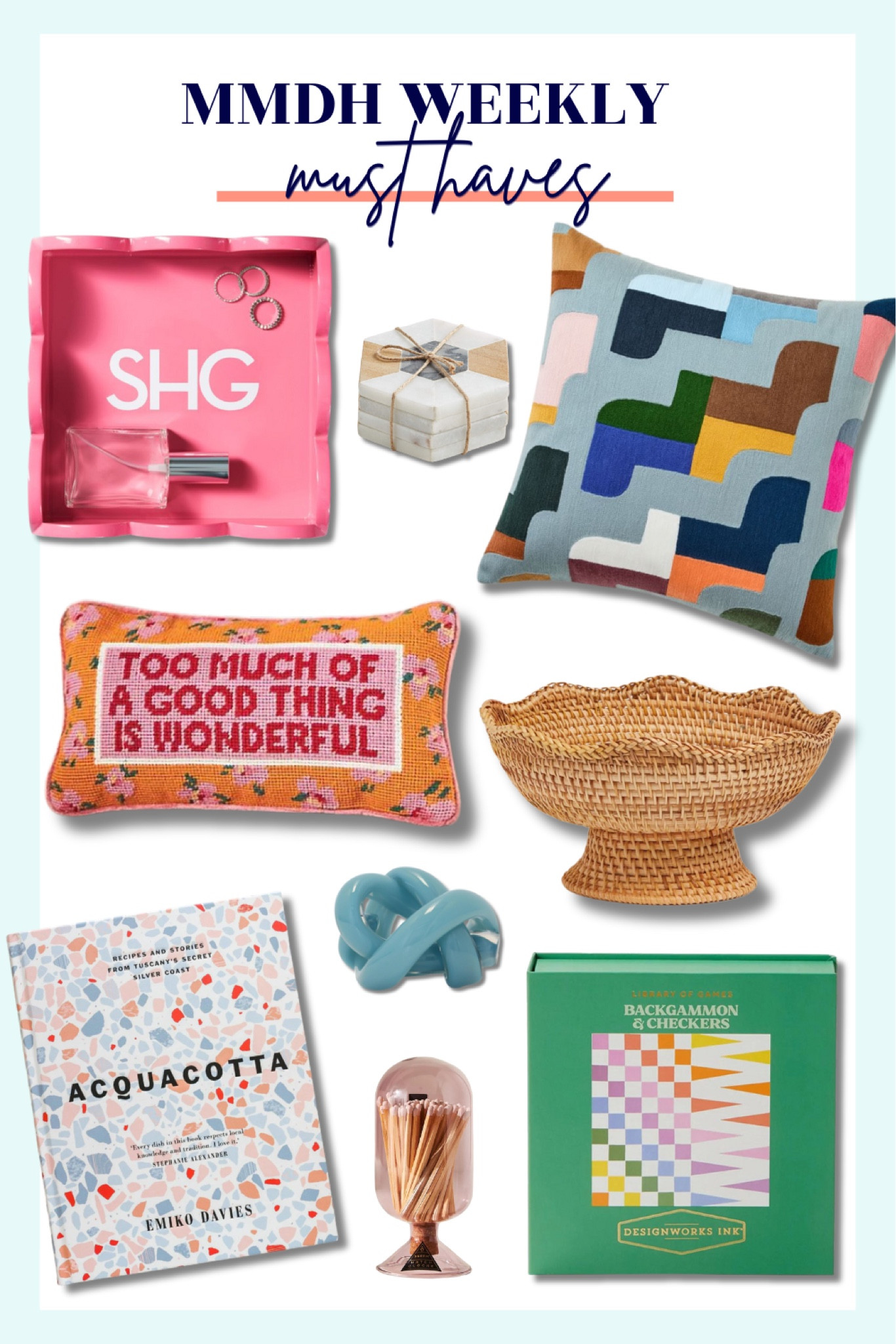 Ready to elevate your home decor game? We've got you coved with coffee table decor, trendy home accents, and maximalist home accessories to get you started. From chic decorative trays to vibrant and colorful home decor, we've got you covered. Follow us on Instagram @mmdh.studio!

#LTKstyletip #LTKhome #LTKfindsunder50