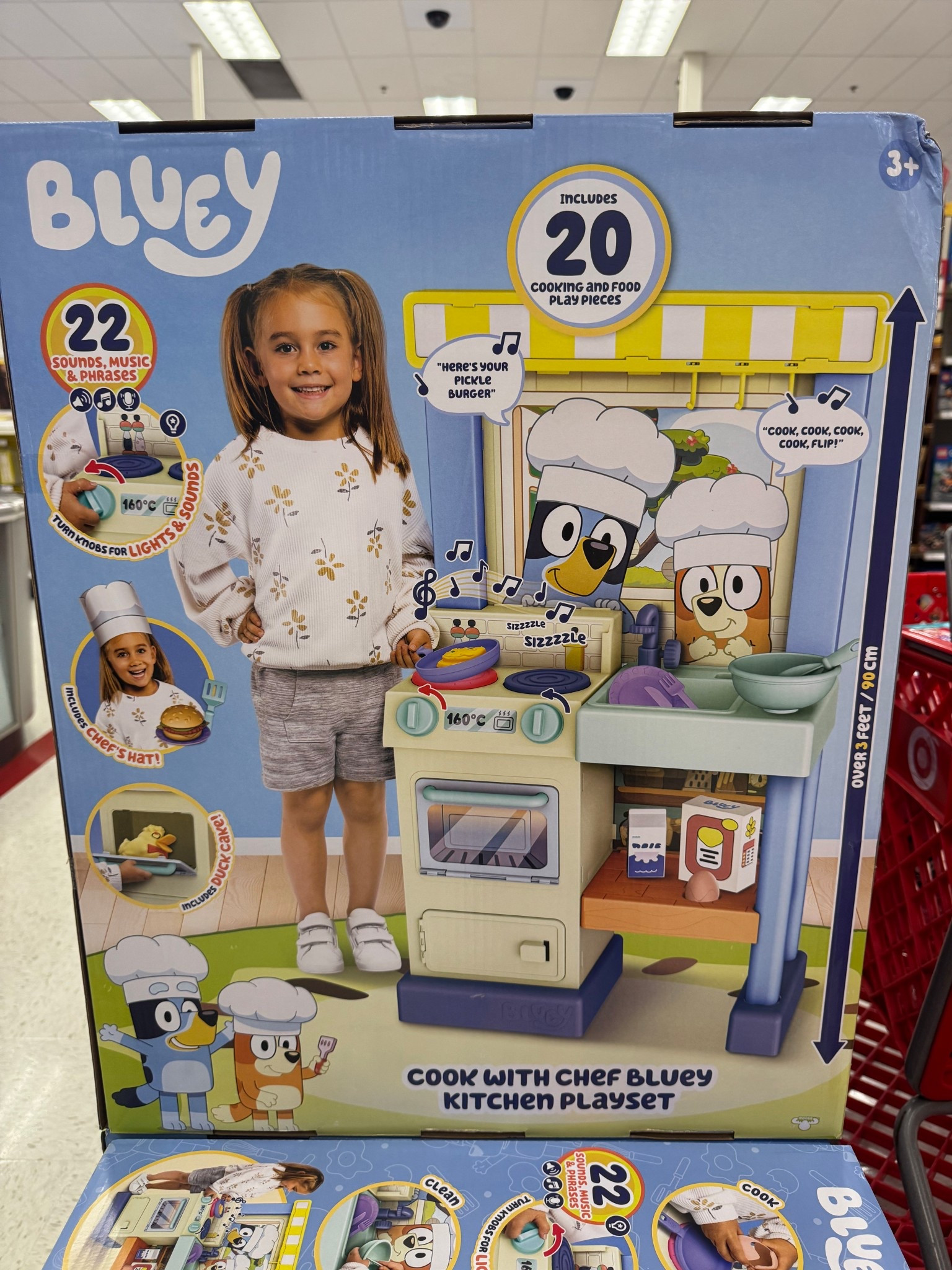 BLUEY PLAY KITCHEN 50% OFF 😱😱😱
Usually $80 on sale for $40!!!!

THIS WAS BRAND NEW TO THE FLOOR WITH NO PRICE TAGS OR ONLINE! I 100% SAID IT WAS CLOSE TO $100! 

Bluey toys, bluey family, bluey finds, target Black Friday, target sale, target finds, target deals, gifts for toddlers, gifts for kids, toddler Christmas, nice list 



#LTKSaleAlert #LTKGiftGuide #LTKKids