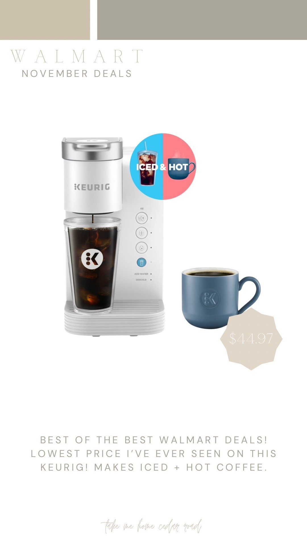 Lowest price ever on this Keurig express! Makes hot and iced coffee 

#LTKCyberWeek #LTKHome #LTKSaleAlert