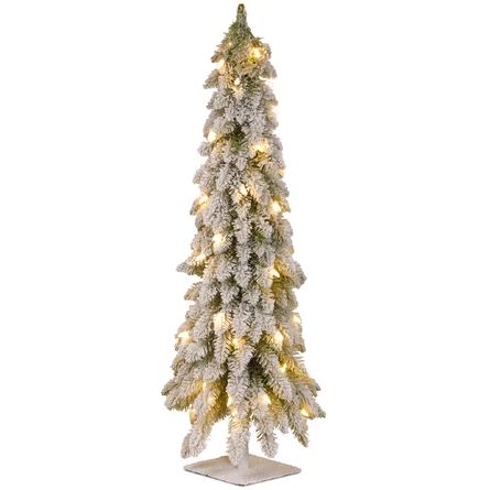 Sand & Stable 3' White Fir Trees Artificial Christmas Tree with 50 Clear Lights | Wayfair | Wayfair North America