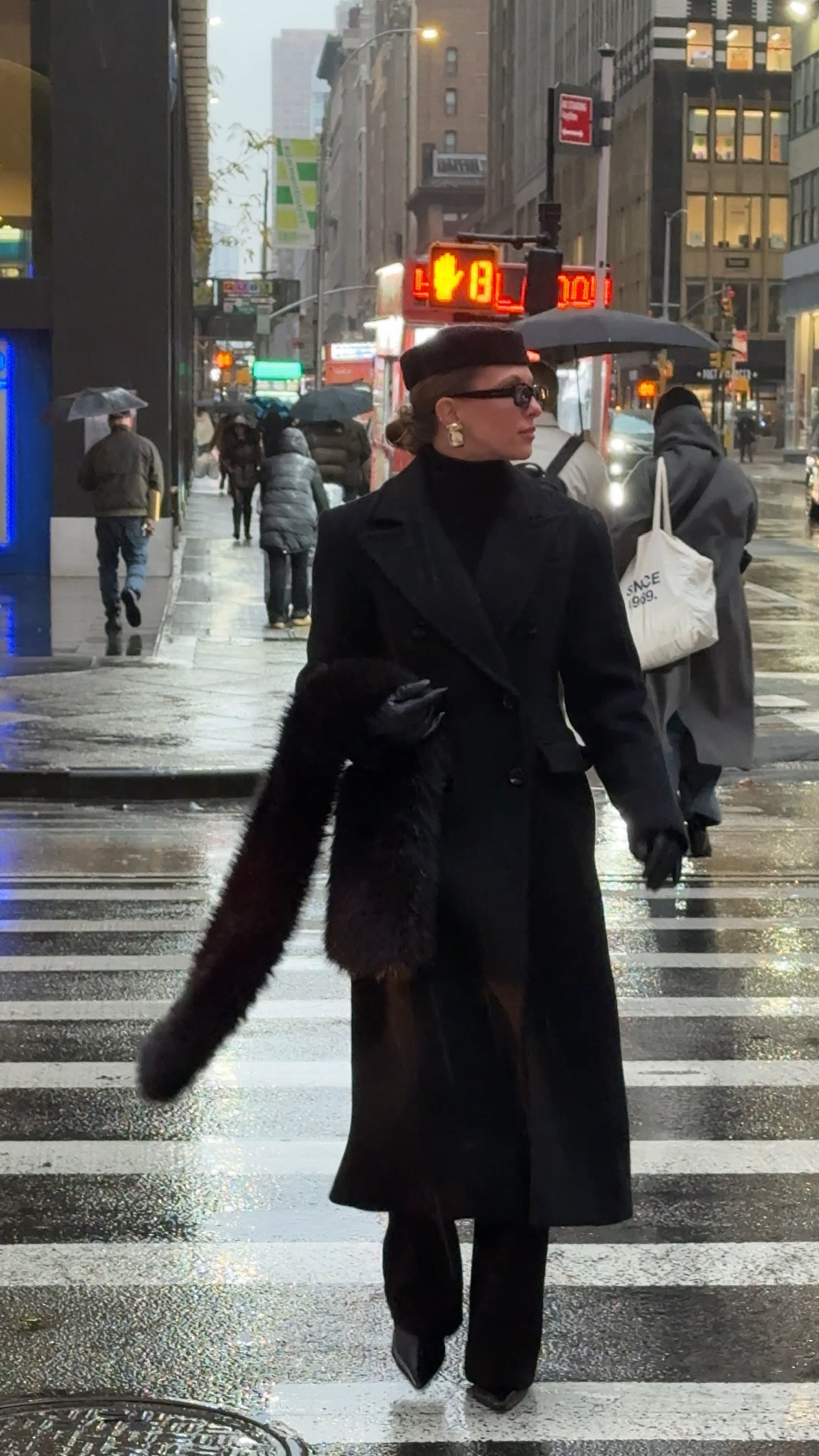 my favorite coat/ hat combination yet 🖤 #coat #wintercoat #pillboxhat #furshawl #allblack #amazonfinds 

#LTKootd #LTKFindsUnder50 #LTKWorkwear