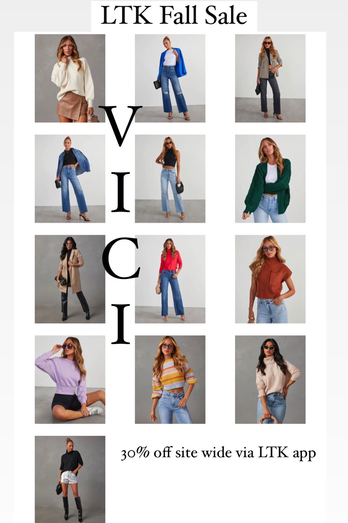 30% off Vici site wide during the LTK fall sale!! Shop the goods while they’re this discounted! #vicisale #fallstyle #vicifall

#LTKsalealert #LTKSeasonal #LTKSale