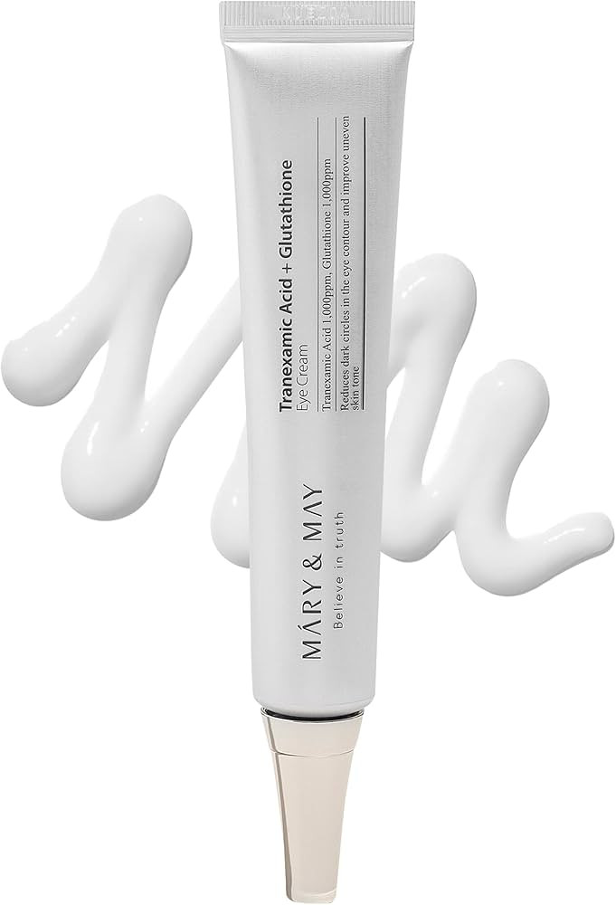 Mary&May Tranexamic Acid + Glutathione Eye Cream - Powerful Antioxidant, Reduces Dark Circles in ... | Amazon (US)