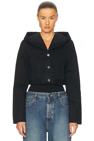 Hooded Denim Jacket | FWRD 