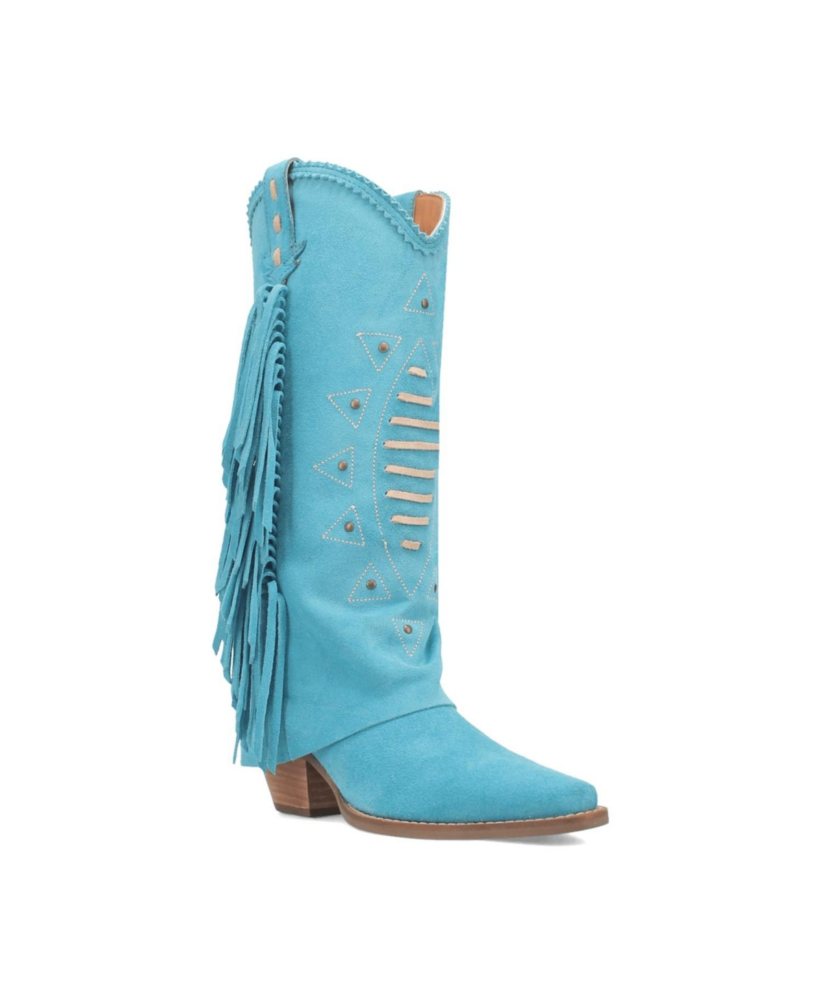 Dingo Women's Spirit Trail Leather Boots - Blue | Macy's