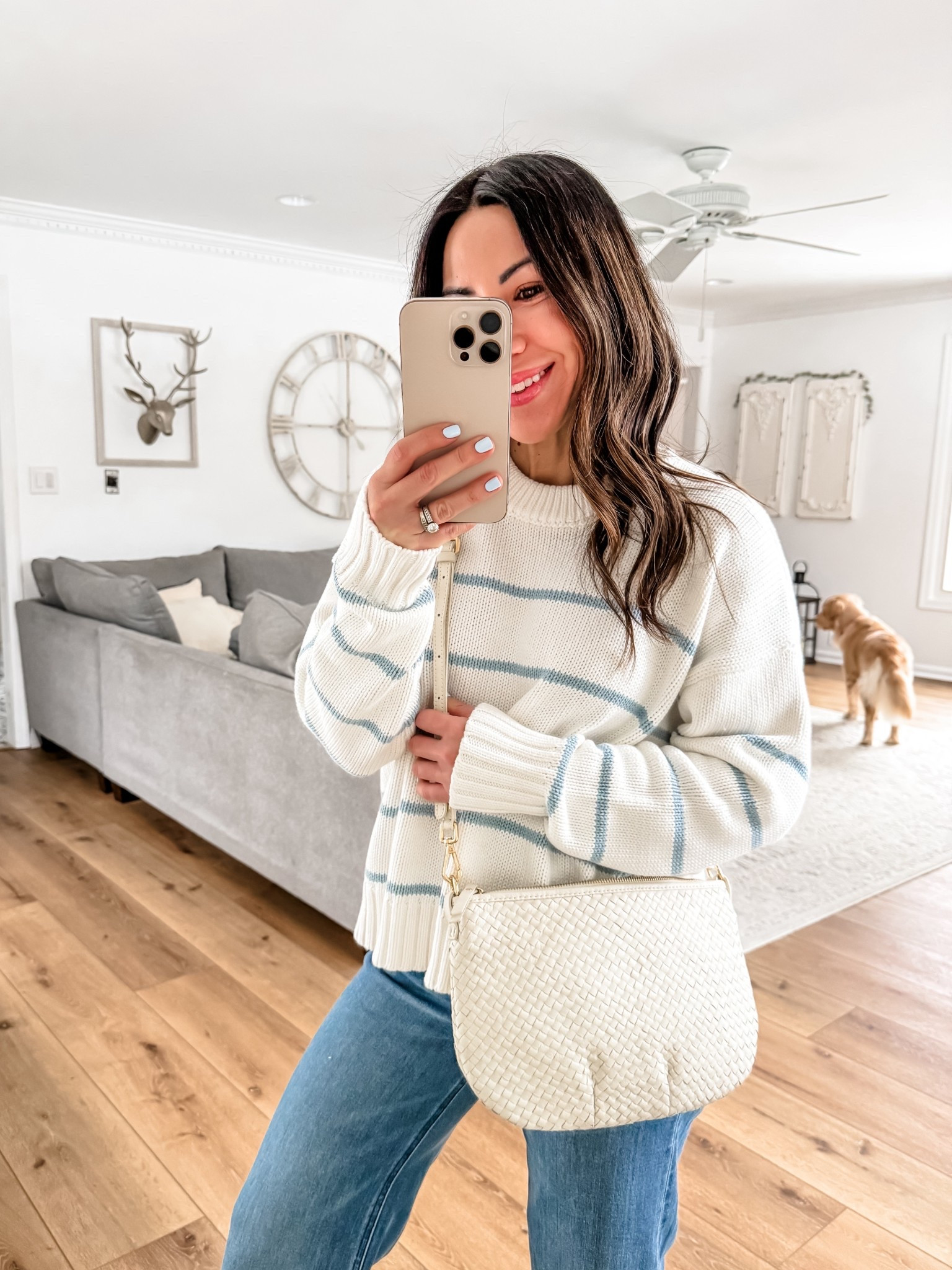 Small sweater. Crossbody bag. Spring bag.

#LTKOver40