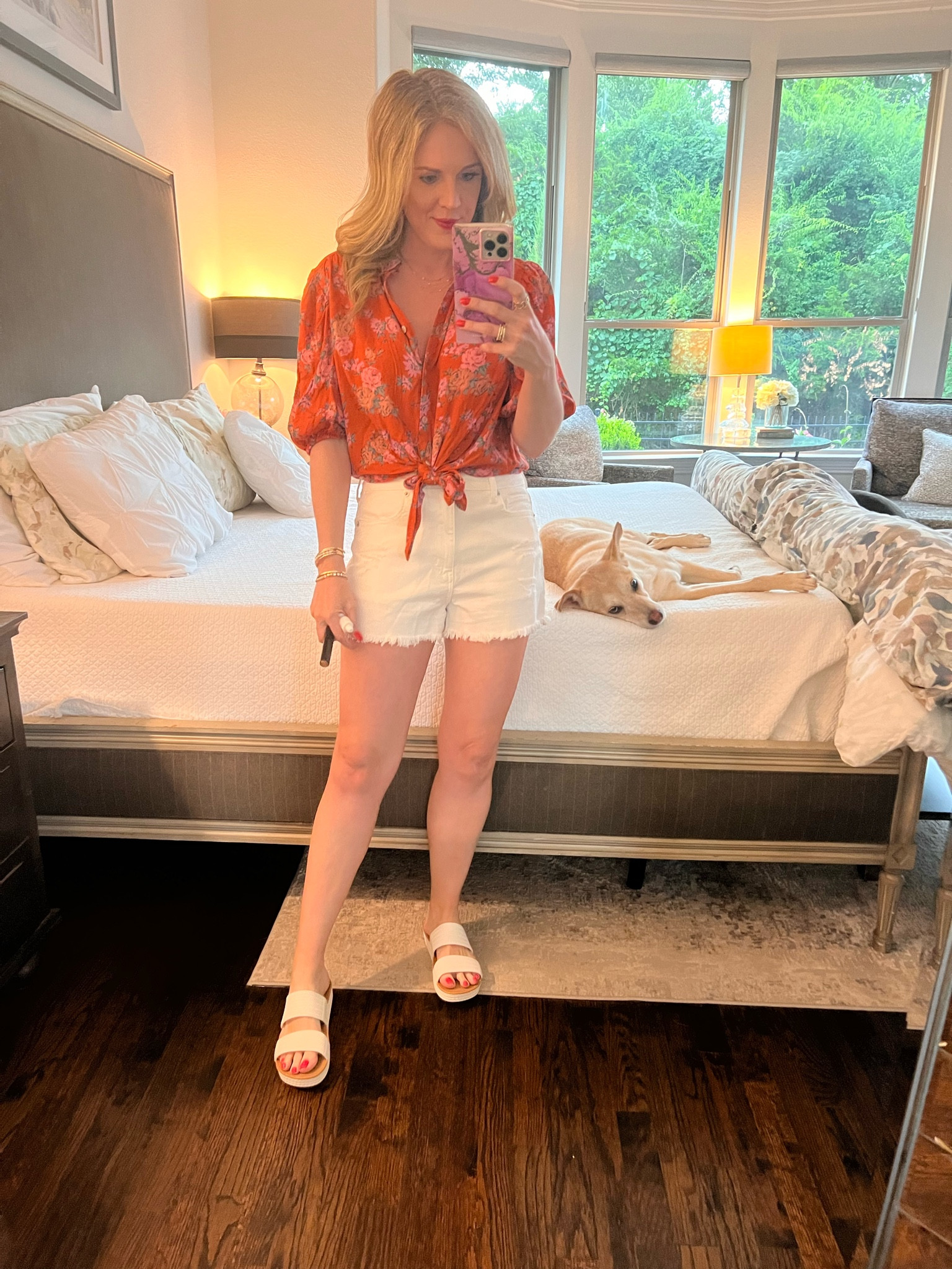   Summer casual look 

Free people top / blouse 
White shorts 
White jean shorts 
Mom shots 
AE shorts 
American eagle shorts 
White sandals 
Waterproof sandals 
Reef sandals 

#LTKunder50 #LTKSeasonal #LTKshoecrush