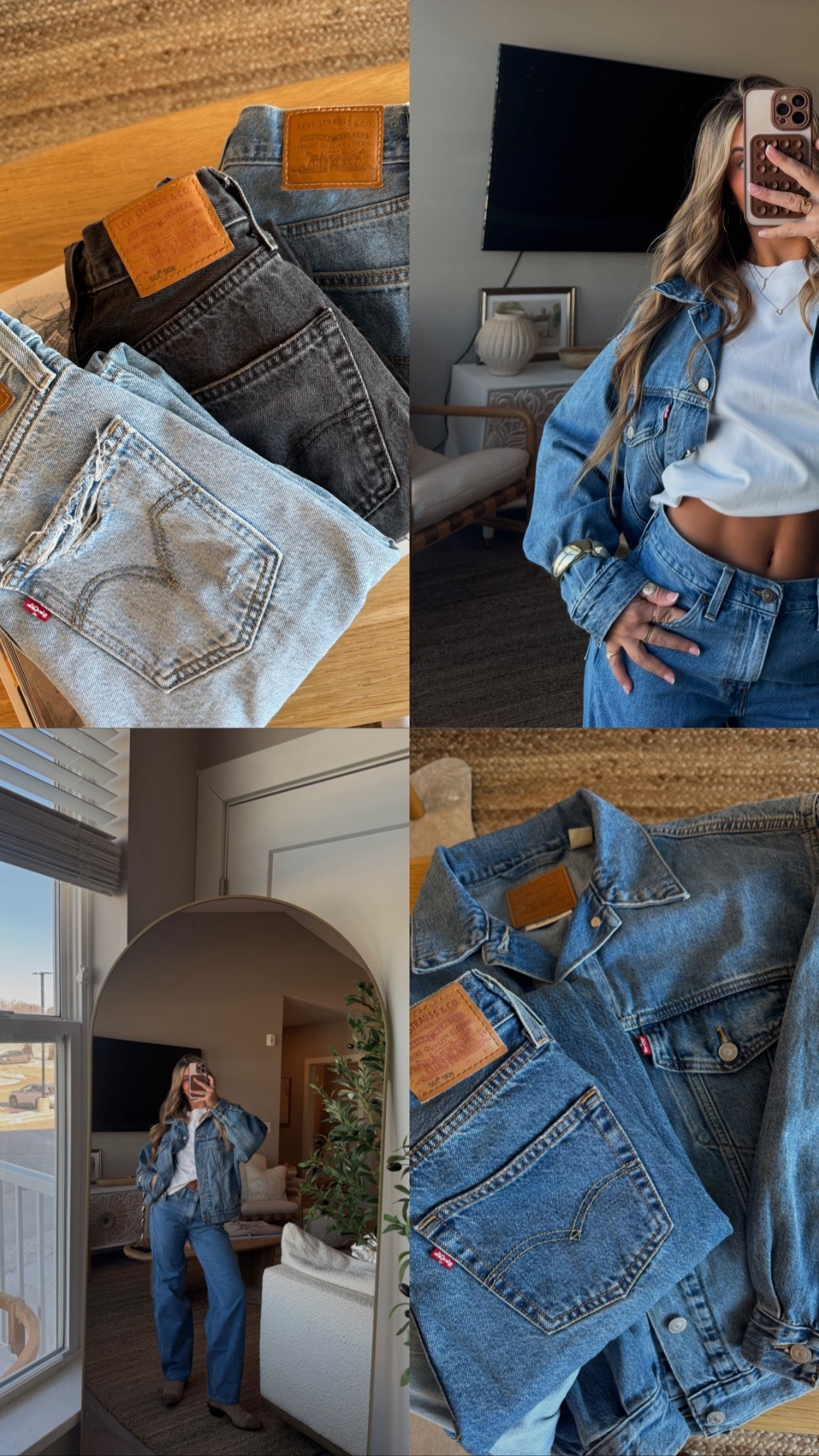 Game day ootd in @levis!! 👖🏈✨

#LevisLTKPartner #GameDay 