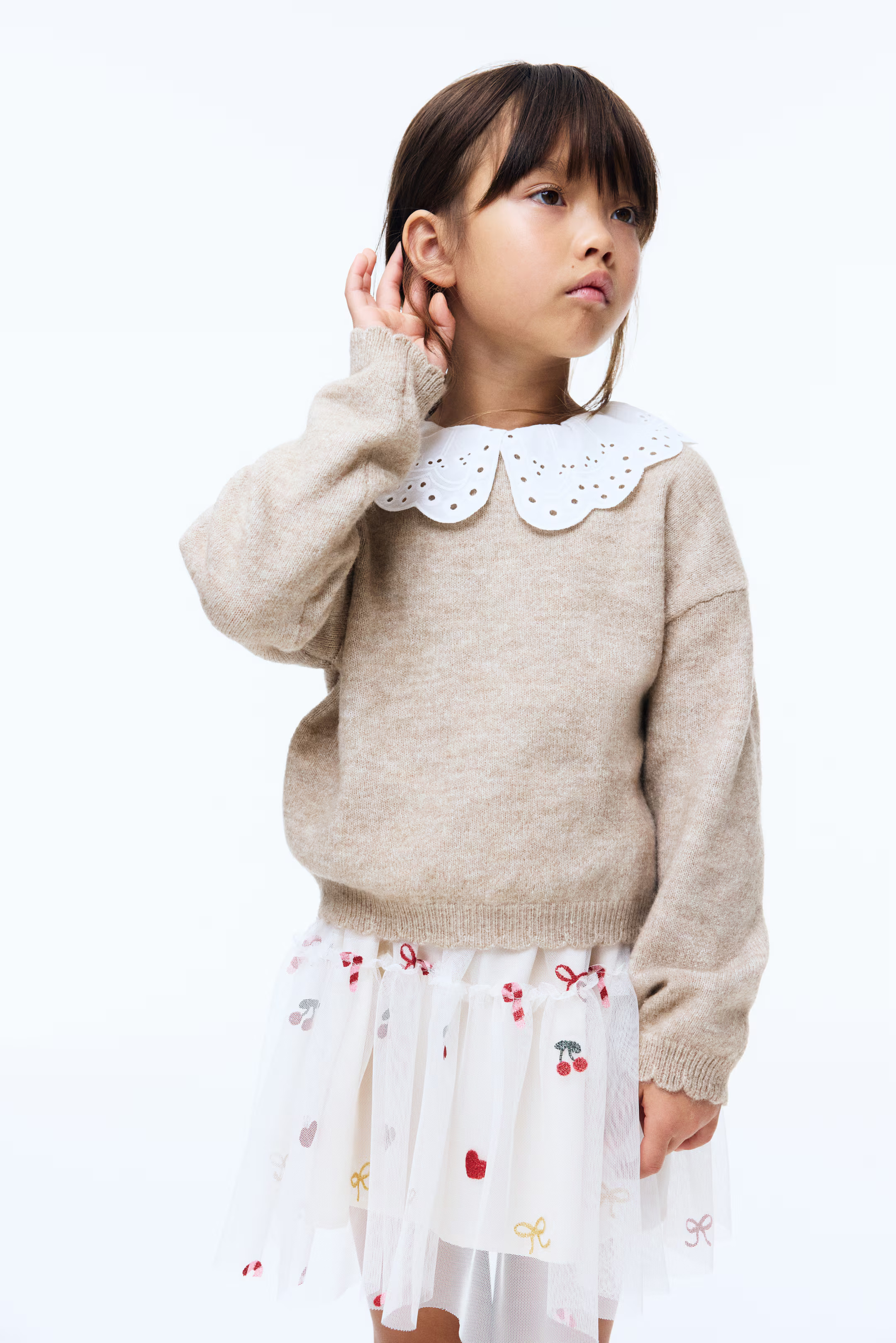 Sweater with Peter Pan Collar | H&M (US + CA)