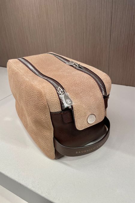 Toiletry bags suede and leather inspired by Brunello Cucinelli 

#LTKbeauty #LTKhome #LTKfindsunder100