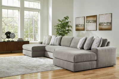 Avaliyah 4-Piece Modular Sectional with Chaise, Ash | Ashley Homestore