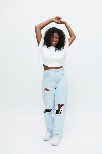 BDG High-Waisted Baggy Jean – Super Light Wash | Urban Outfitters (US and RoW)
