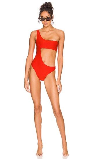 Cypress One Piece in Spice Pique | Revolve Clothing (Global)