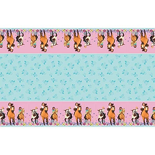Unique Spirit Riding Free Party Rectangular Plastic Table Cover 54" x 84", 1 Ct. | Amazon (US)