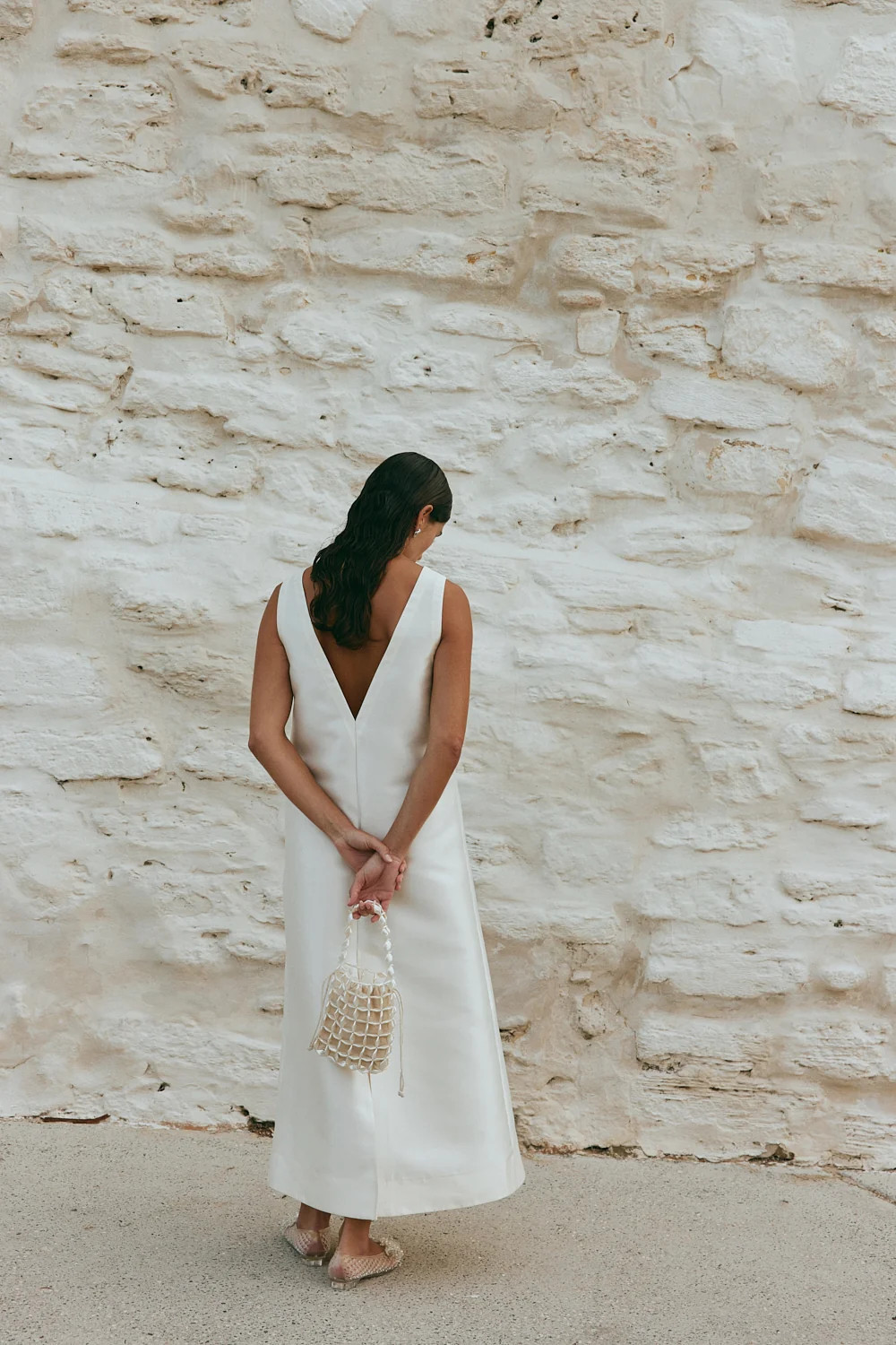 Fairfax Maxi Dress Cream | VRG Grl