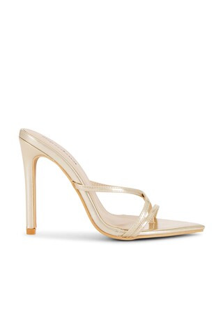 superdown Sofia Heel in Gold from Revolve.com | Revolve Clothing (Global)