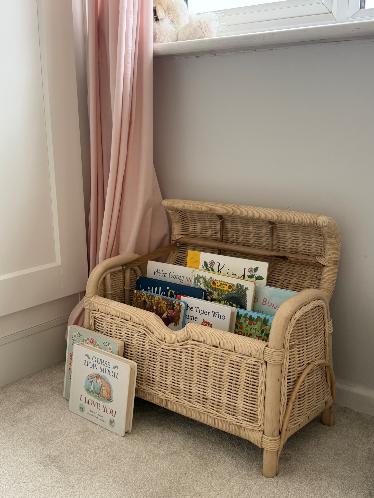 I get asked so much about Elle’s book storage in her bedroom! It’s actually a toy box but I find it’s the perfect size to store books so they can be seen! 

#LTKhome #LTKfamily #LTKkids