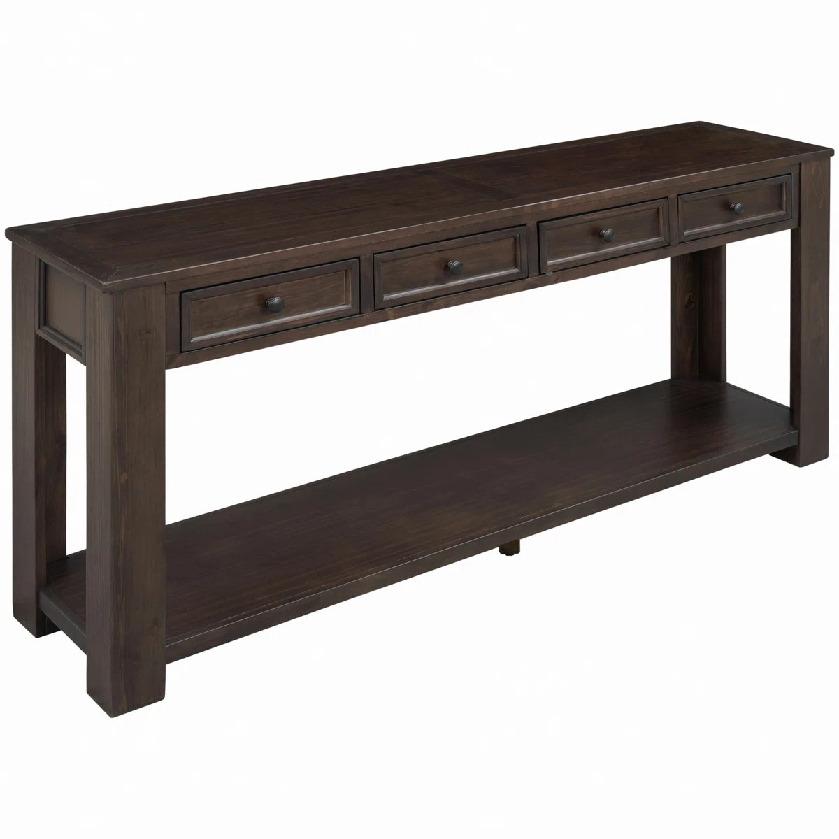 Console Table/Sofa Table with Storage Drawers and Bottom Shelf for Entryway Hallway | Wayfair North America