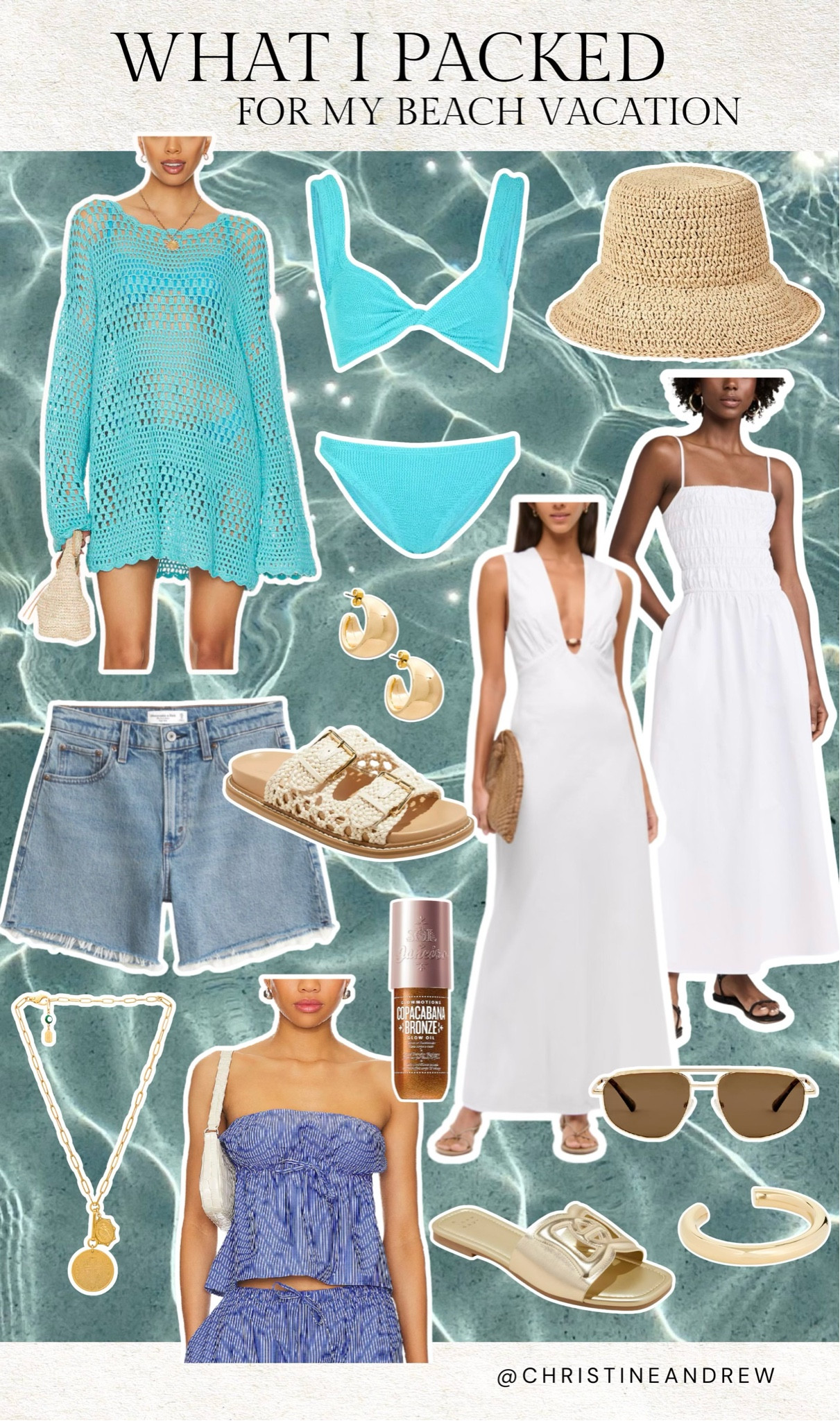 What I packed for my beach vacation - my denim shorts and white dress are on sale 20% off today!!

Abercrombie sale, beach outfit, resort wear, vacation outfit, spring break outfit 

#LTKSwim #LTKSeasonal #LTKTravel