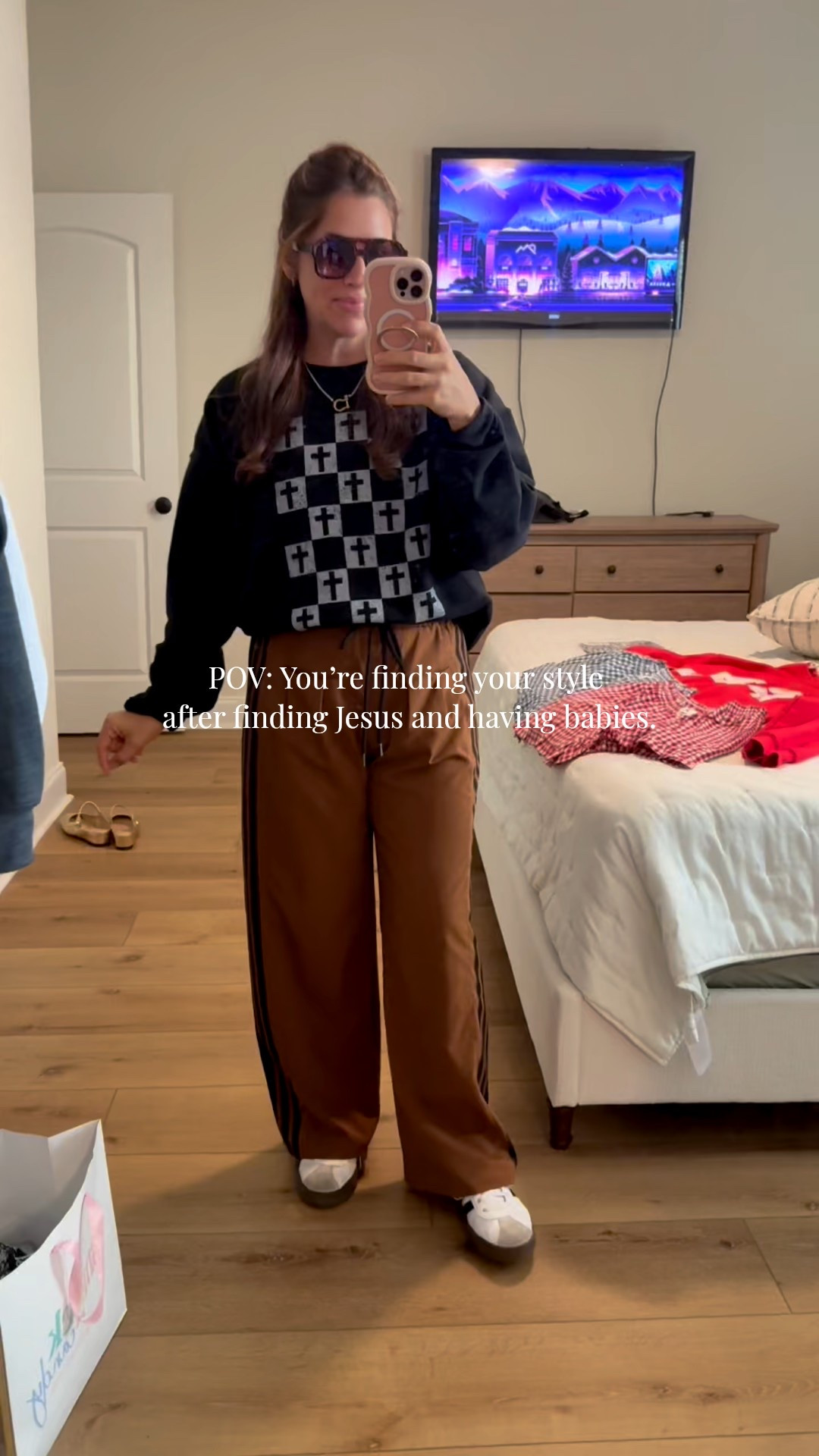 Use my code DANIELLE for 30% off of your entire purchase.

 Christian graphic sweatshirts.

Wearing an xl sweatshirt for an oversized look