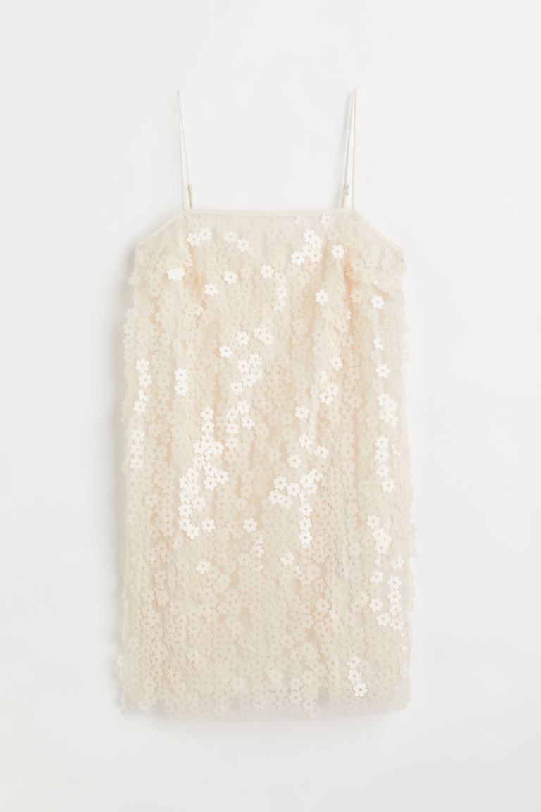 Sequin-embellished Slip Dress | H&M (US + CA)