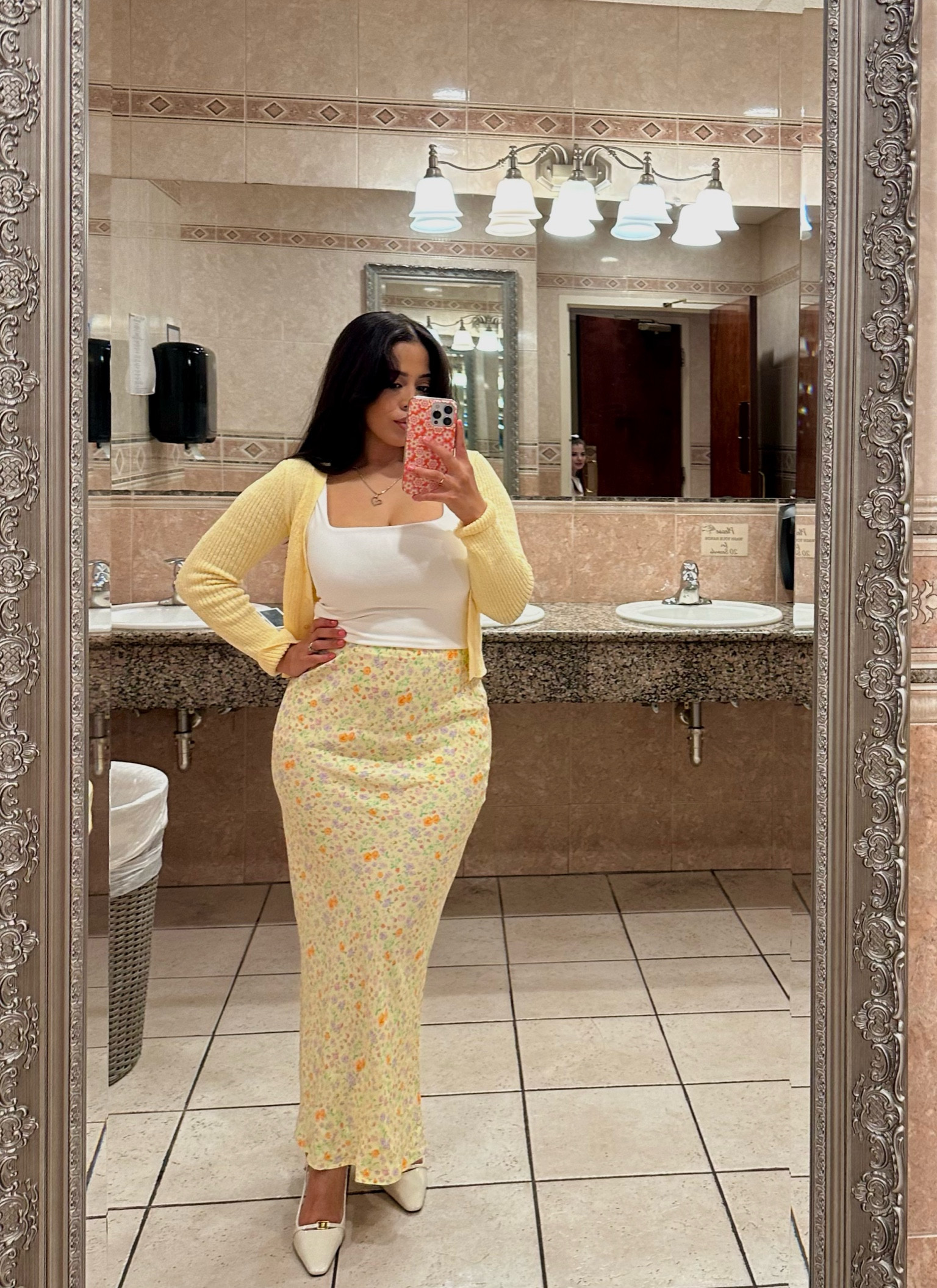 Spring Outfit, this skirt looked so flattering on me, I love that I can dress it up or down. I wore this outfit for a baby shower. The skirt is a size small.  

#LTKstyletip #LTKxTarget #LTKSeasonal