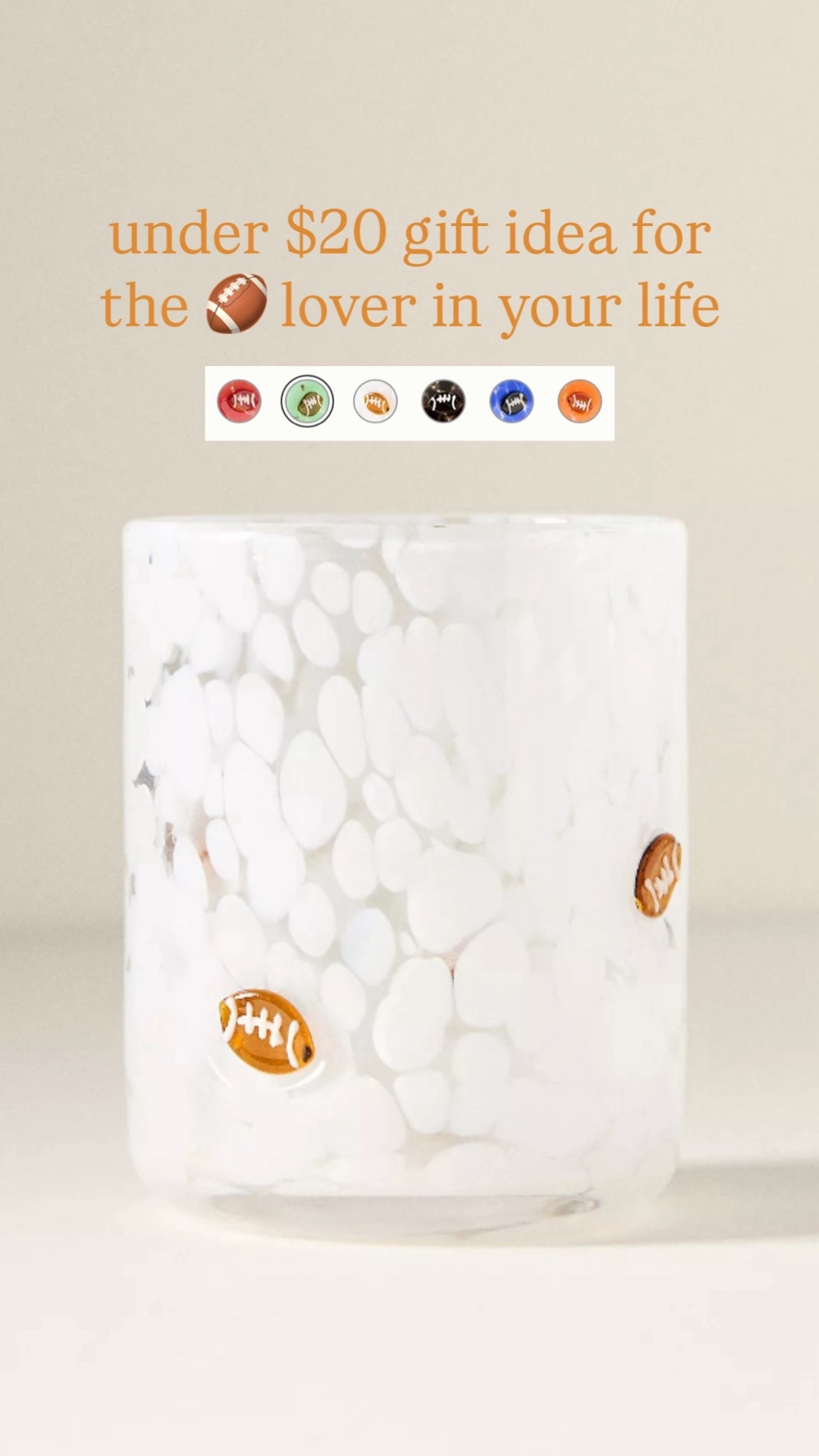 Under $20 gifts
Anthro home
Gift guide
Football lover


#LTKHoliday #LTKGiftGuide #LTKFindsUnder50