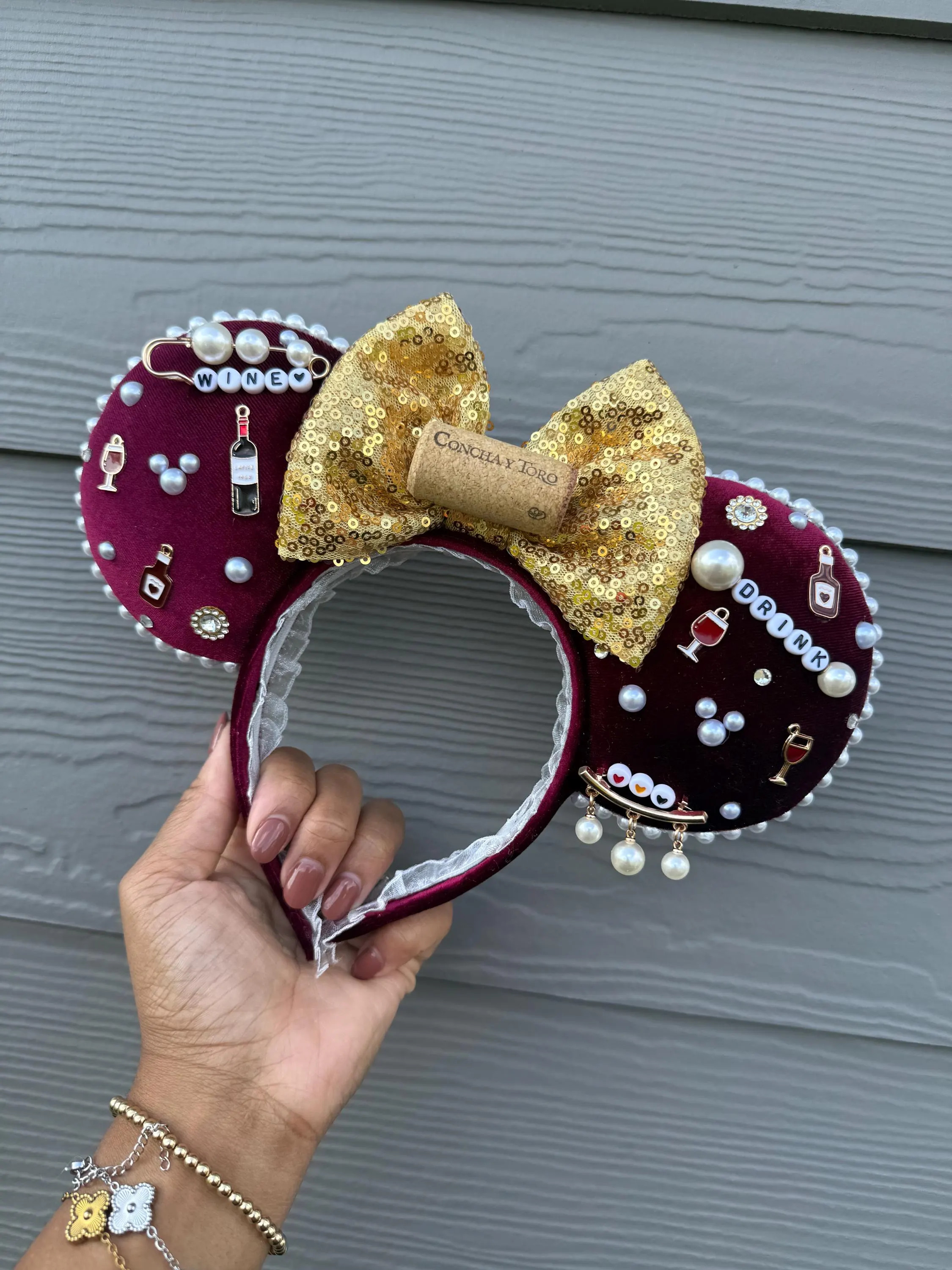 Food and Wine Charm Minnie Ears | Etsy (Global)