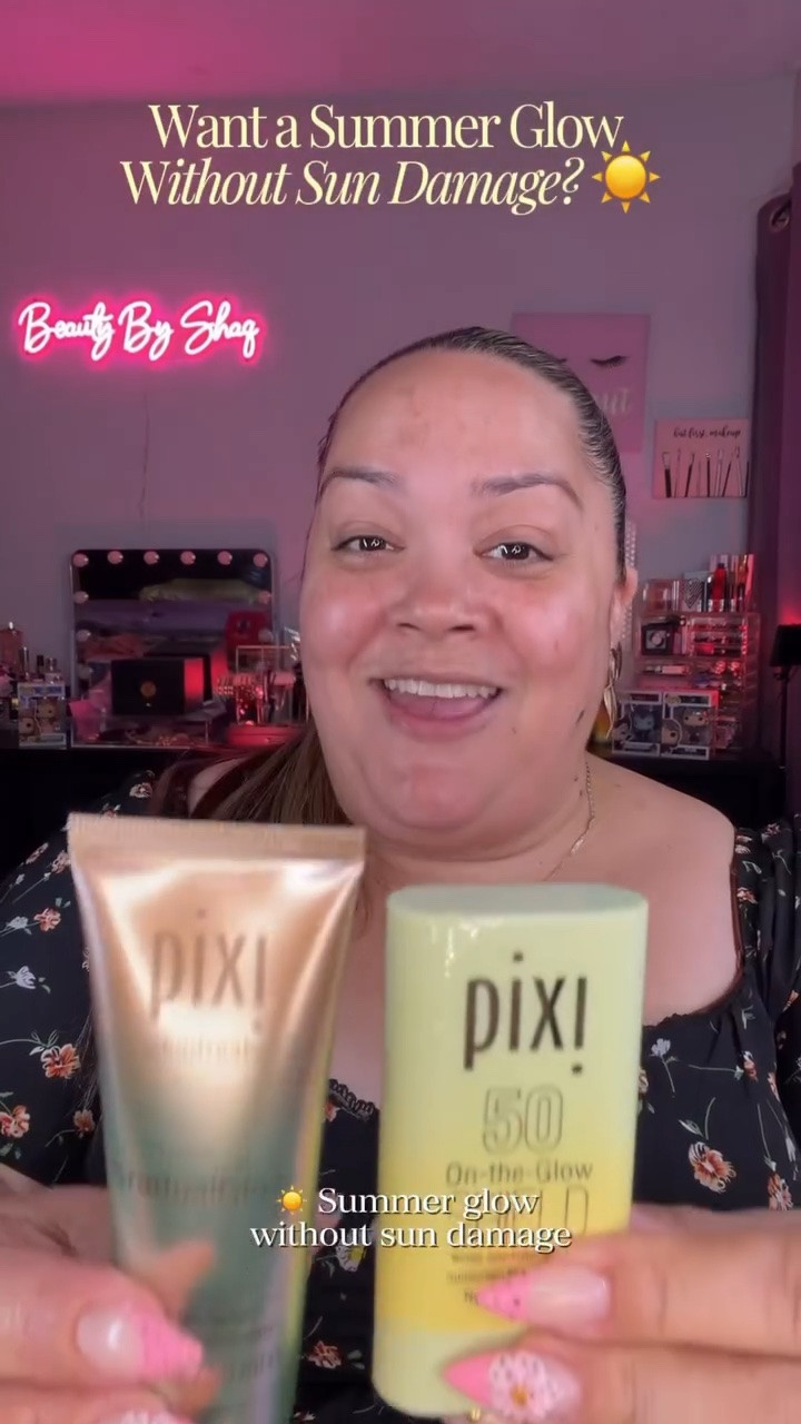 ☀️ If you want that healthy summer glow without spending hours in the sun, this duo is worth checking out!

I’ve been loving how GradualGlow lets you build a natural-looking glow over time, and the On-the-Glow Shield SPF 50 makes it easy to keep my skin protected every day. Glow first, protect always. ✨🧴

#PixiBeauty #PixiPerfectSummerGlow #SummerSkincare #SPF50 #GlowRoutine

#LTKBeauty #LTKgrwm #LTKOver40