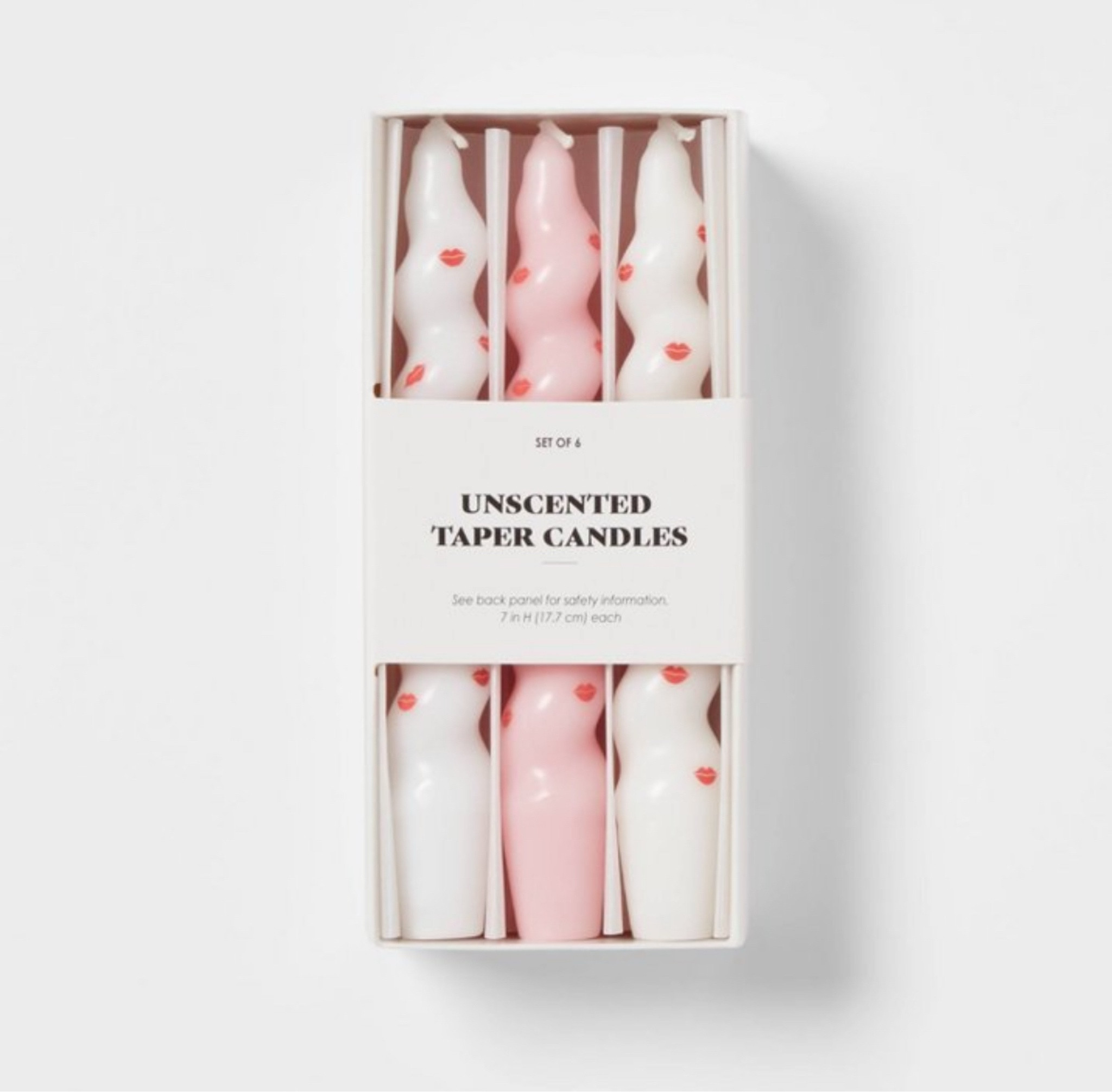 Valentine taper candles with tiny hearts, pink and white 



#LTKHome