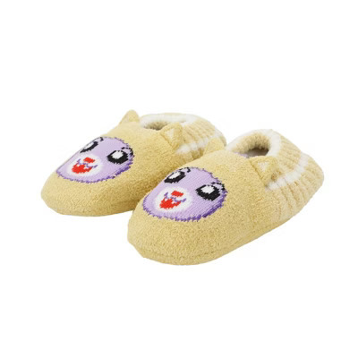 Lanky Box Foxy Youth Brown Slipper Socks  S/M | Target