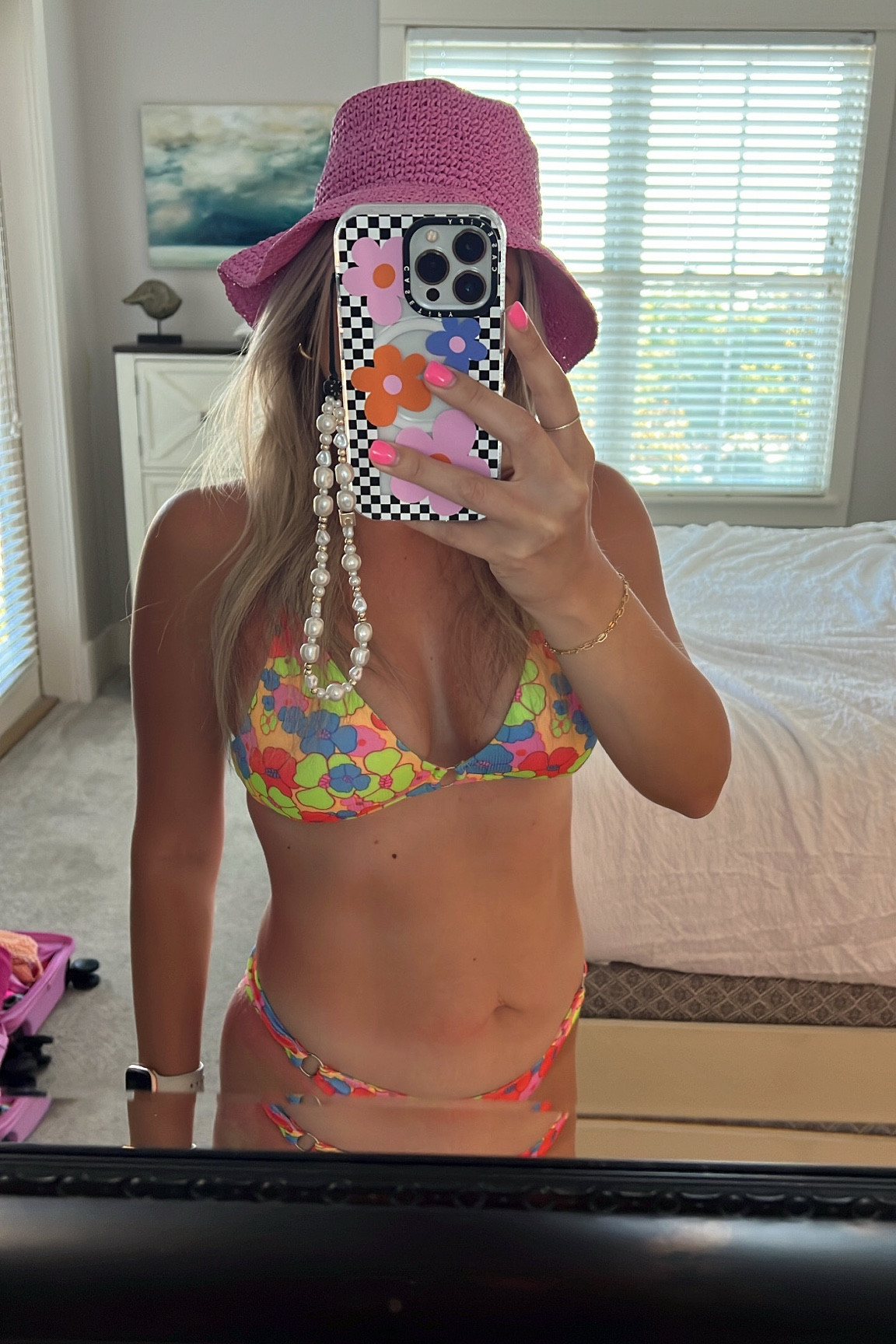 Pink bucket hat
Swimsuit size small

#LTKswim #LTKunder100 #LTKunder50