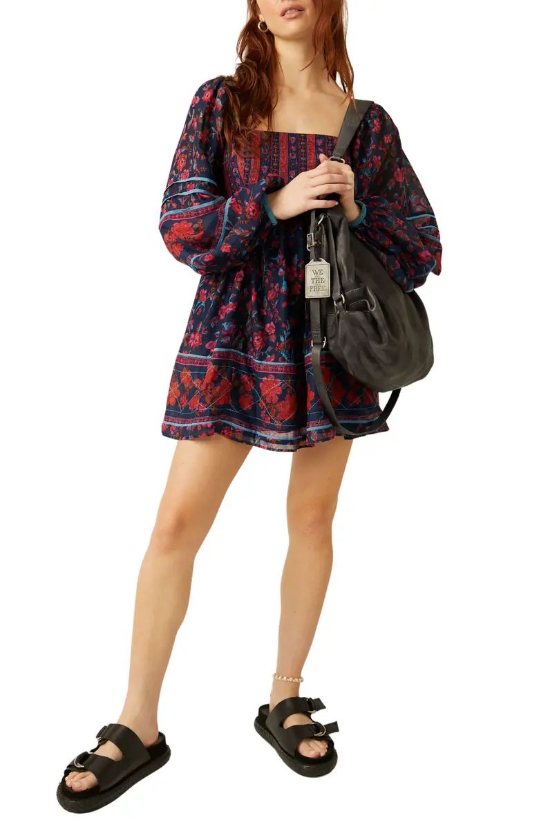 Endless Afternoon Print Long Sleeve Minidress | Nordstrom