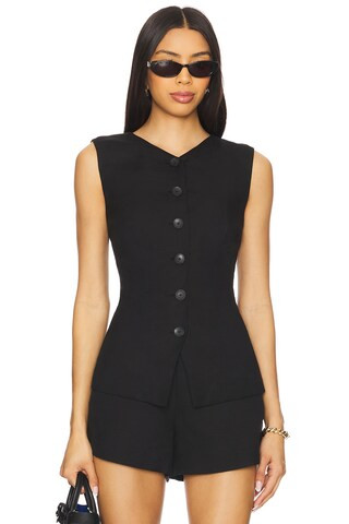 Tularosa x Emma Rose Sierra Top in Black from Revolve.com | Revolve Clothing (Global)