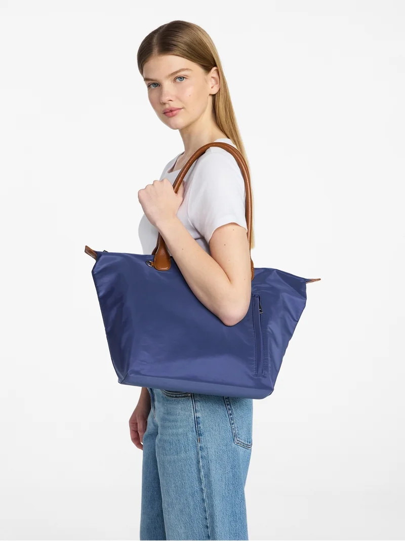 No Boundaries Women's Tote Bag, Navy | Walmart (US)