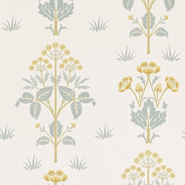Morris & Co.Meadow Street Floral Roll Wallpaper | Wayfair North America