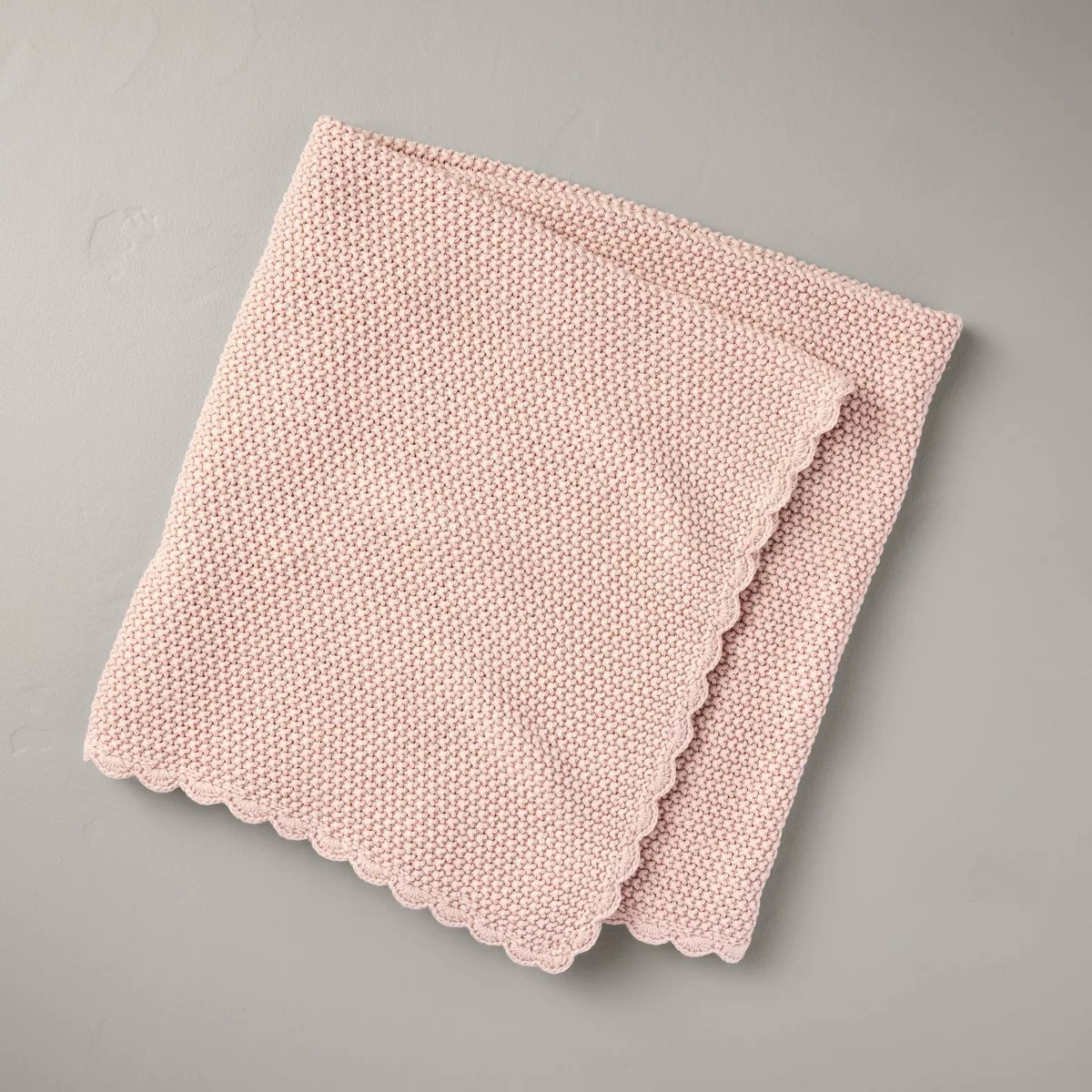 Scalloped Trim Knit Baby Blanket - Hearth & Hand™ with Magnolia | Target