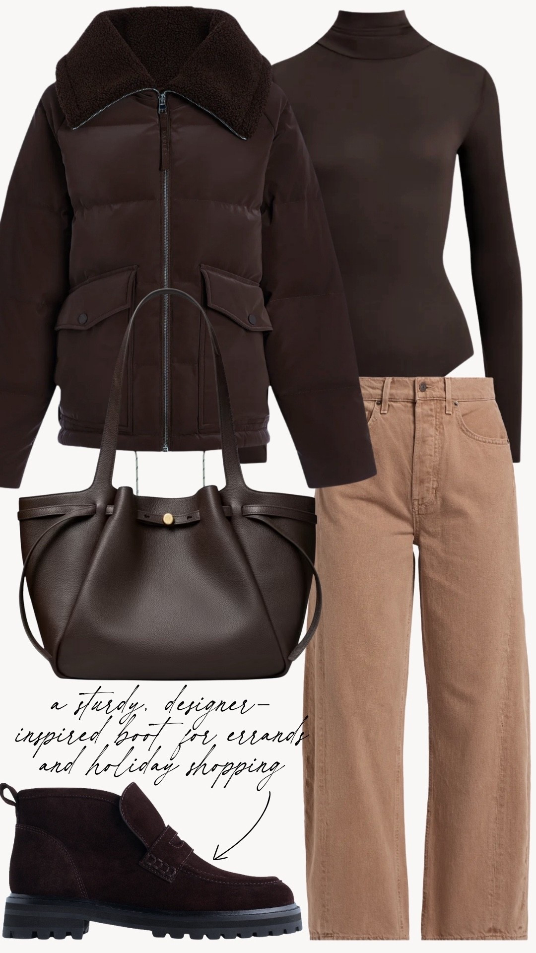 November Lookbook 🤎 Casual style in this Varley puffer and tan jeans

fall outfit, puffer coat, casual winter outfit, casual fall outfit, cozy style, holiday travel outfit 

#LTKootd #LTKSeasonal