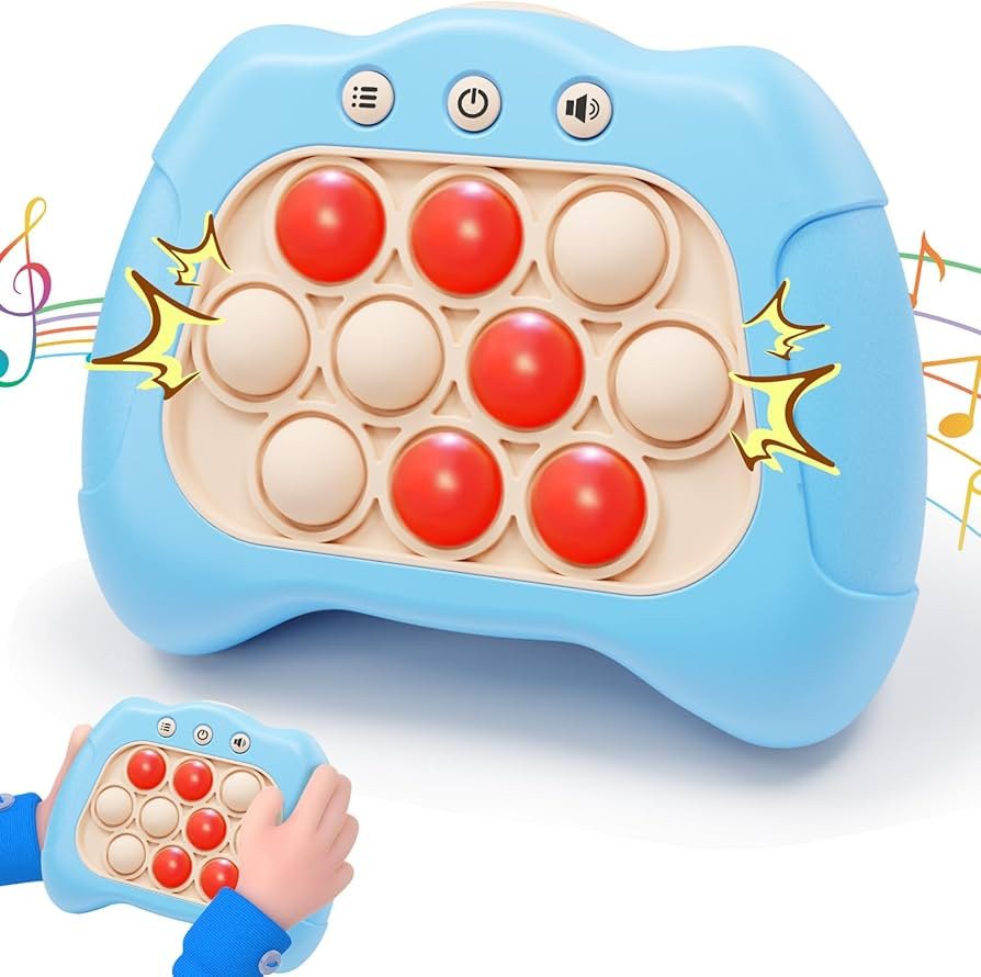 Quick Push Game，Pop Game Fidget Toys, Fast Push Bubble Game, Handheld Puzzle Game Sensory Toys ... | Amazon (US)