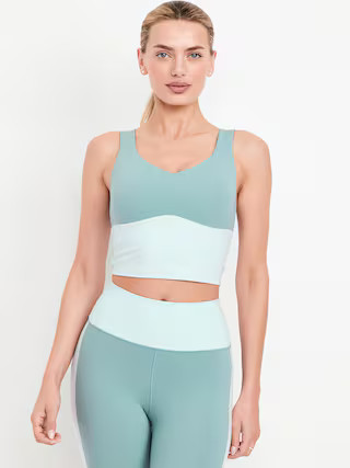 StudioSmooth Seamed Longline Top | Old Navy (US)