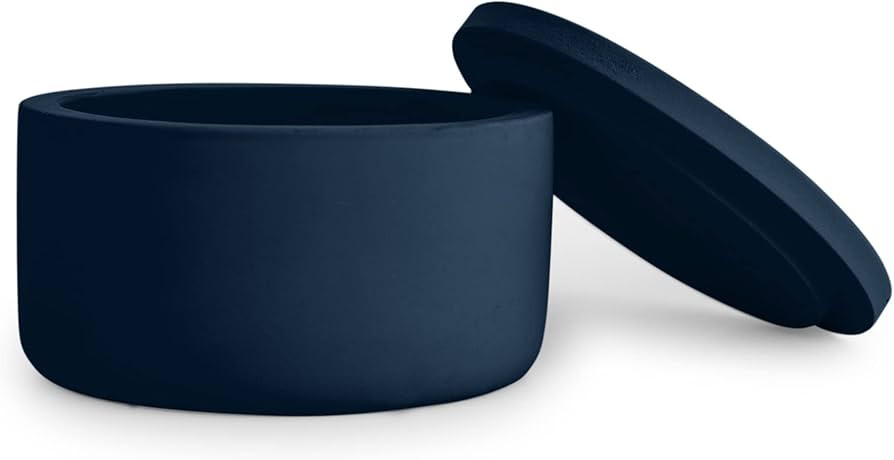 Iron Lily Home Décor Multipurpose Handmade Mini Matte Cylinder Shape Concrete Candle Jar Holder,... | Amazon (US)