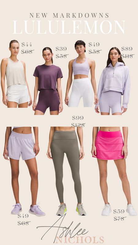 Lululemon new markdowns!! Loving these for the spring!!

Luluelmon, new markdowns, lululemon leggings, lululemon skirt, workout tops, athletic outfits

#LTKstyletip #LTKSeasonal #LTKfindsunder100