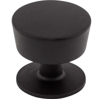 Top Knobs M1123 Flat Black Essex 1-3/16 Inch Mushroom Cabinet Knob from the Nouveau III Collectio... | Build.com, Inc.