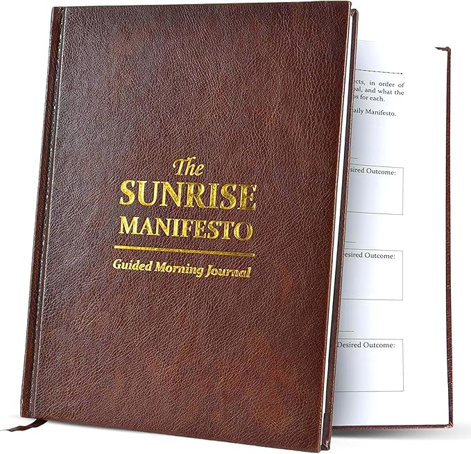 SaltWrap Sunrise Manifesto: Daily Morning Guided Journal for Gratitude, Mindfulness, Wellness, Se... | Amazon (US)