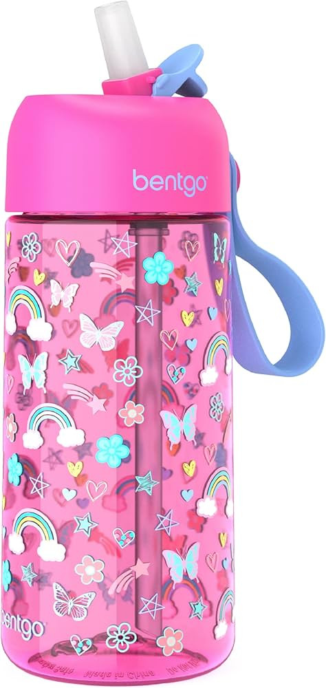 Bentgo Kids Water Bottle - Leak-Proof, Durable Tritan PFAS- & BPA-Free 15 fl oz, Kids/Toddlers Ag... | Amazon (US)