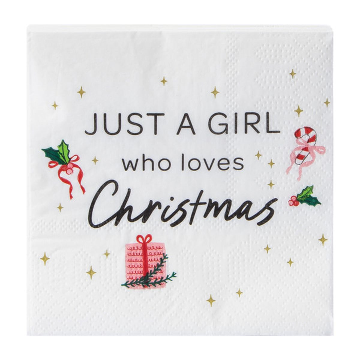 Just a Girl Who Loves Christmas Party Napkins | Instacart