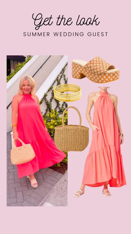 Summer wedding guest outfit idea under $50 💞💒 

Women’s fashion, mom wedding guest dress, target outfit idea, target fashion, target dresses, target spring outfit, target summer dresses, woven bag, women’s purse, straw tote bag, pink dress, resort wear outfit, beach vacation dinner look, women’s sandals, cute shoes, spring shoes, summer heels, gold accessories, gold jewelry, spring date night outfit, summer dinner date look, amazon accessories 

#LTKstyletip #LTKwedding #LTKfindsunder50