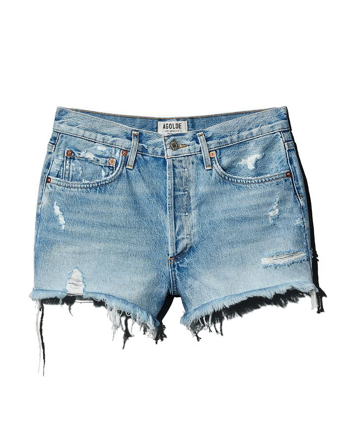 AGOLDE
            
    
                
                    Parker Cutoff Denim Shorts | Bloomingdale's (US)