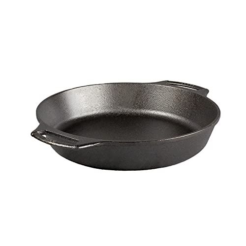 Lodge BW10BSK 10.25 Inch Seasoned Cast Iron Baker's Skillet, Black | Amazon (US)